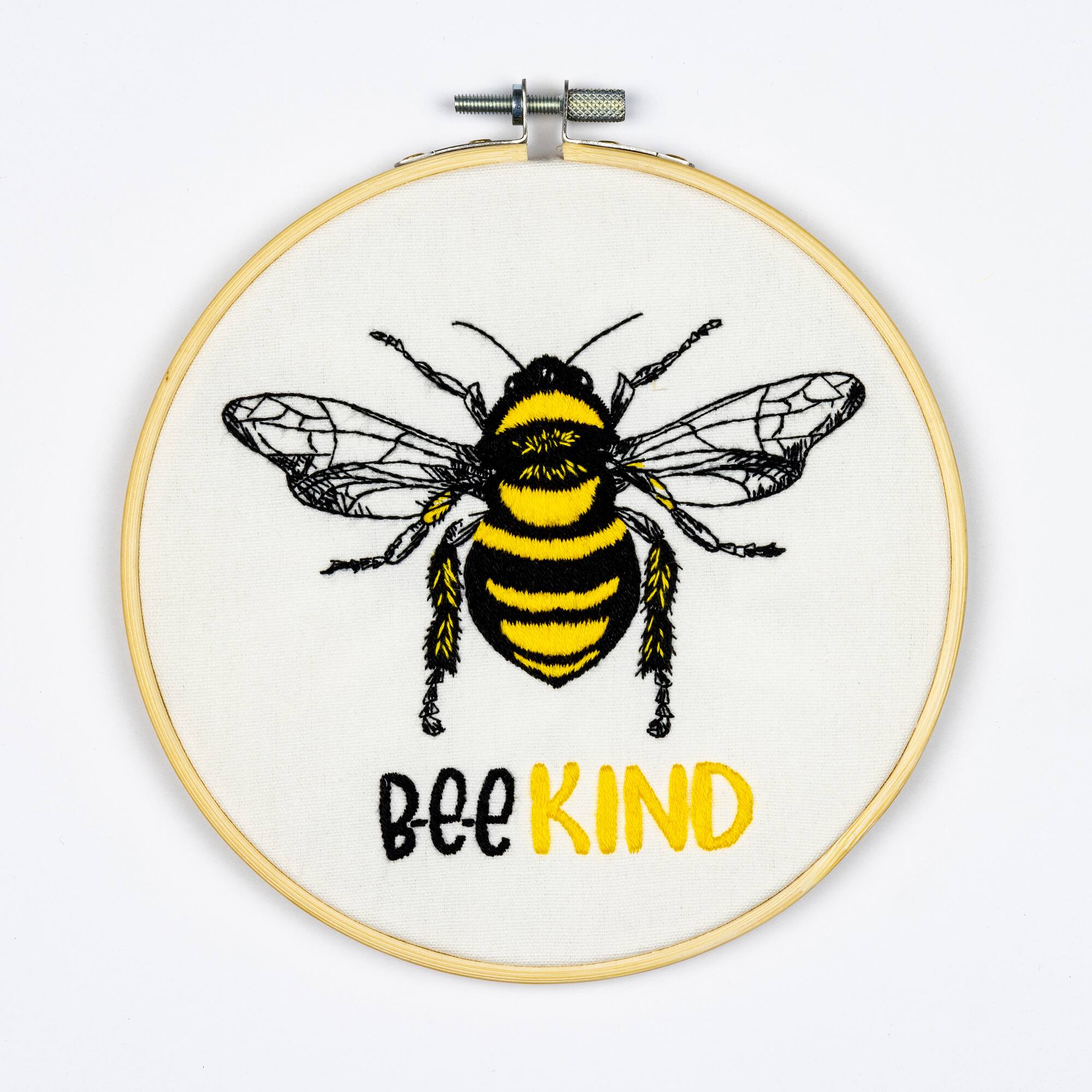 Thea Gouverneur Since 1959® 6" Bee Kind Embroidery Kit